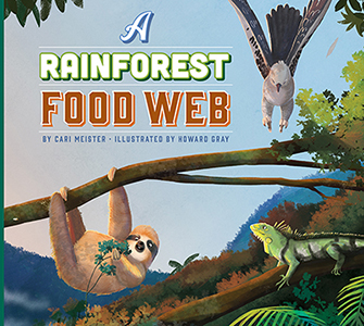Cover Art for A Rainforest Food Web