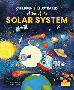 Cover Art for Children's Illustrated Atlas of the Solar System