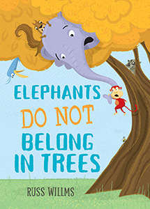 Cover Art for Elephants Do Not Belong in Trees
