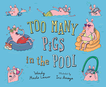 Cover Art for Too Many Pigs in the Pool