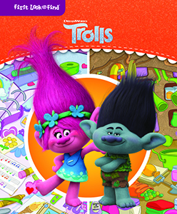 Cover Art for DreamWorks Trolls: First Look and Find
