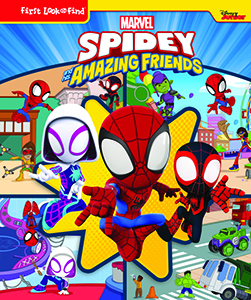 Cover Art for Disney Junior Marvel Spidey and His Amazing Friends: First Look and Find