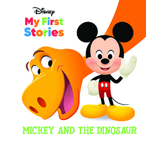 Cover Art for Disney My First Stories Mickey and the Dinosaur